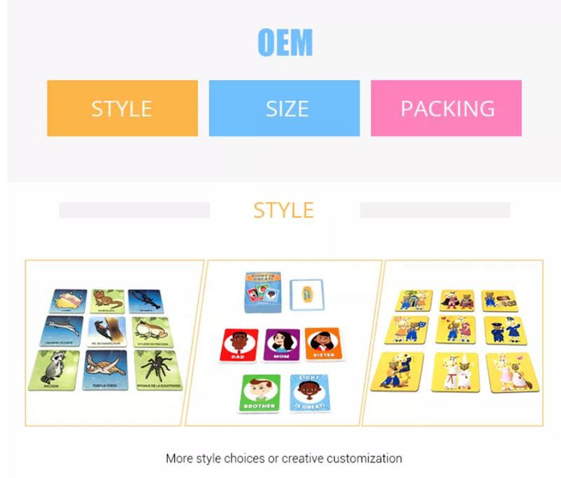 More style choices or creative customization