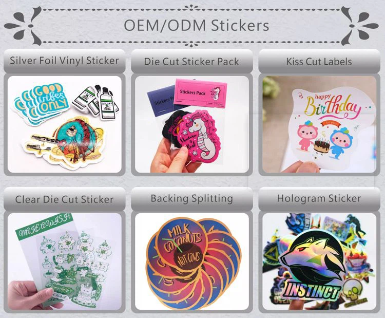 Waterproof Die Cut Vinyl Sticker