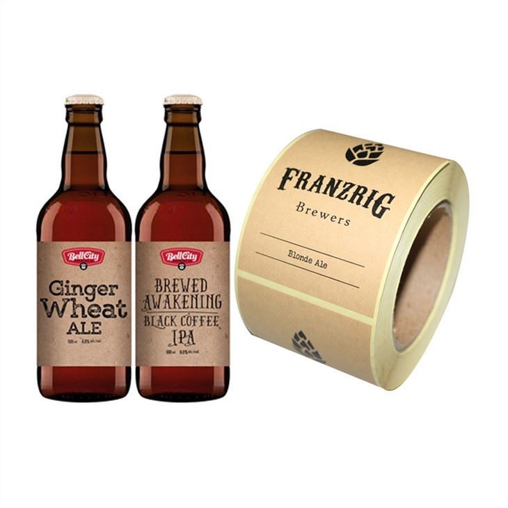kraft labels adhesive