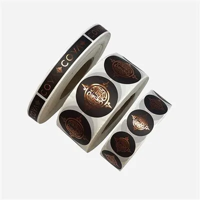 میٹ گولڈ فوائل اسٹیکرز