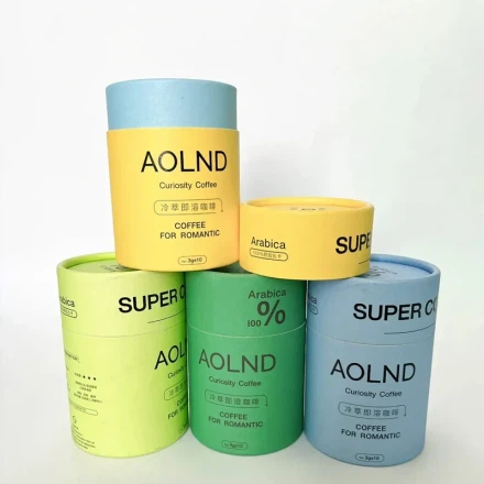 White paper tube boxes White paper tube boxes